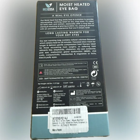 🤩 Medcosa Moist Heated Eye Mask - Picture 3 of 11